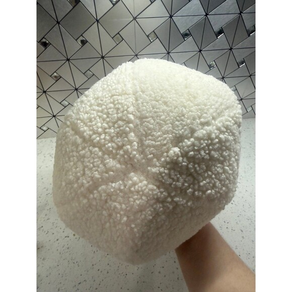 Merry Moments Aldi Snowman Sherpa Plush Figure Pillow Christmas 11” 2023 Cut Tag - Picture 7 of 7